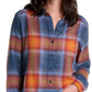 Toad Women's Re - Form Flannel Boxy LS Shirt Ink Ombre - Brekken's