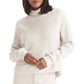 The North Face Women's L/S Mock Neck Chabot White Dune