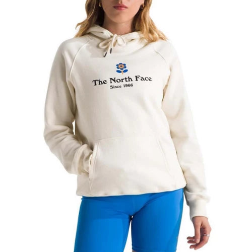 The North Face Women's Strange Colorful World Flower Hoodie—Graphic White Dune