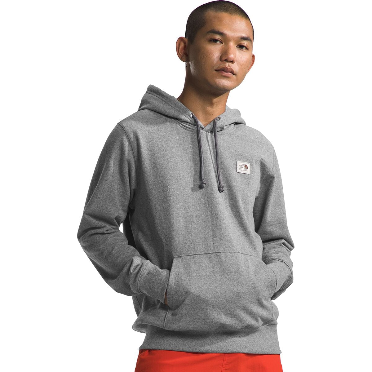 North Face Men's Heritage Patch PO Hoody Grey Heather