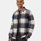 Tentree Men's Heavy Weight Flannel Jacket Midnight Blue/Cabin Plaid