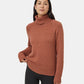 Tentree Women's Highline Wool Turtleneck Sweater Clay Tile Heather