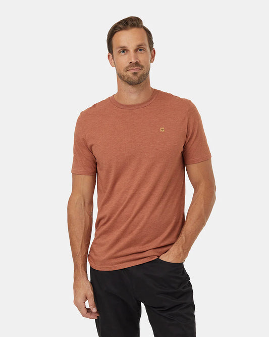 Tentree Men's TreeBlend Classic T-Shirt Clay Tile Heather