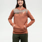 Tentree Women's Retro Juniper Hoodie Clay Tile Heather/Deep Olive