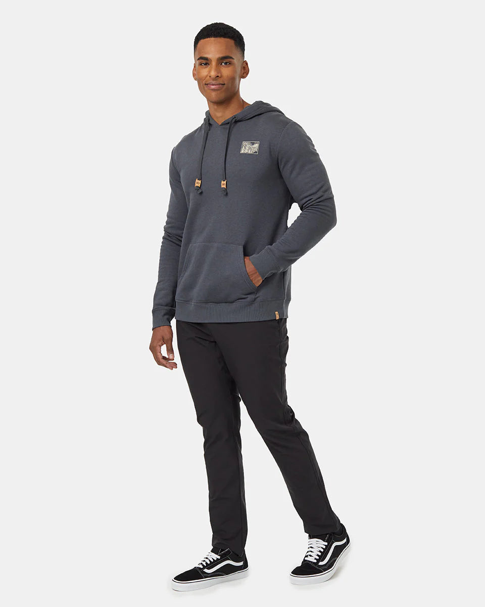 Tentree Men's Etched Mountain Hoodie Graphite/Pale Oak