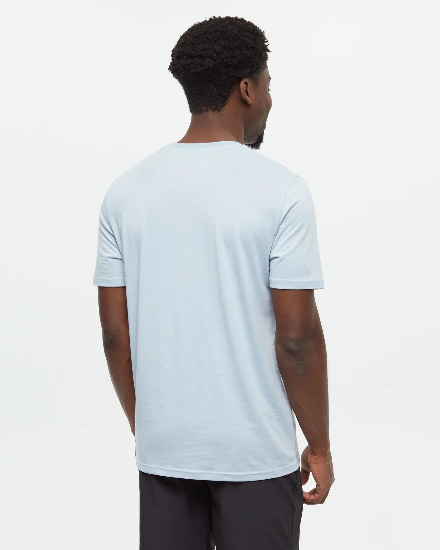 Tentree Men's Baker T-Shirt Blue Haze Heather