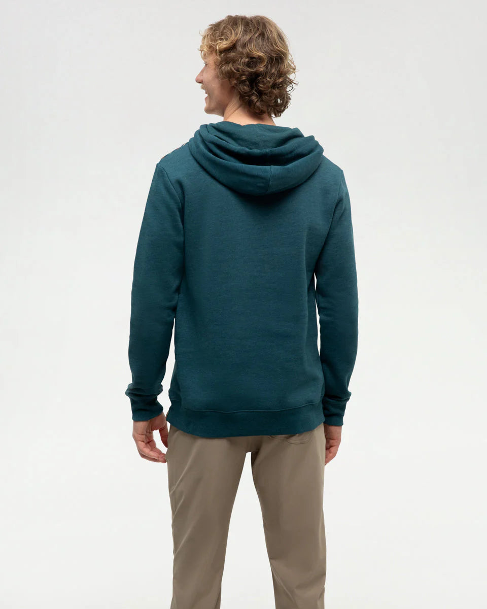 Tentree Men's Retro Juniper Hoodie Jasper Heather/Oasis