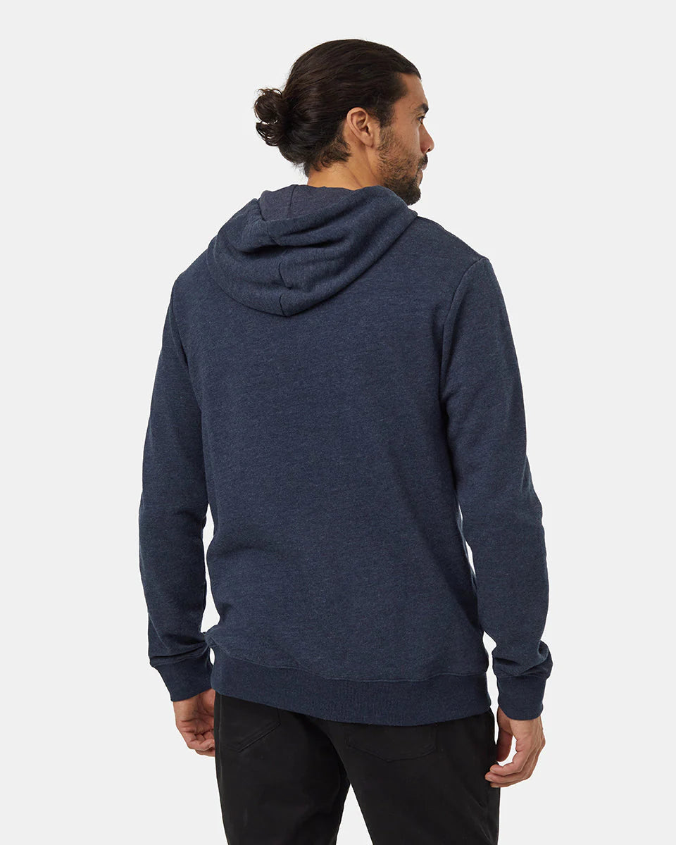 Tentree Men's Sasquatch Hoodie Midnight Blue Heather/Hockey