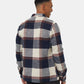 Tentree Men's Heavy Weight Flannel Jacket Midnight Blue/Cabin Plaid