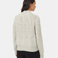 Tentree Women's Highline Pom Mock Neck Sweater Pale Oak Heather