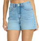 Billabong Women's Riley Denim Short Faded Indigo Fray