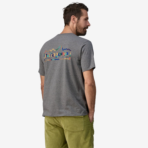 Patagonia Men's Unity Fitz Responsibili Tee Gravel Heather