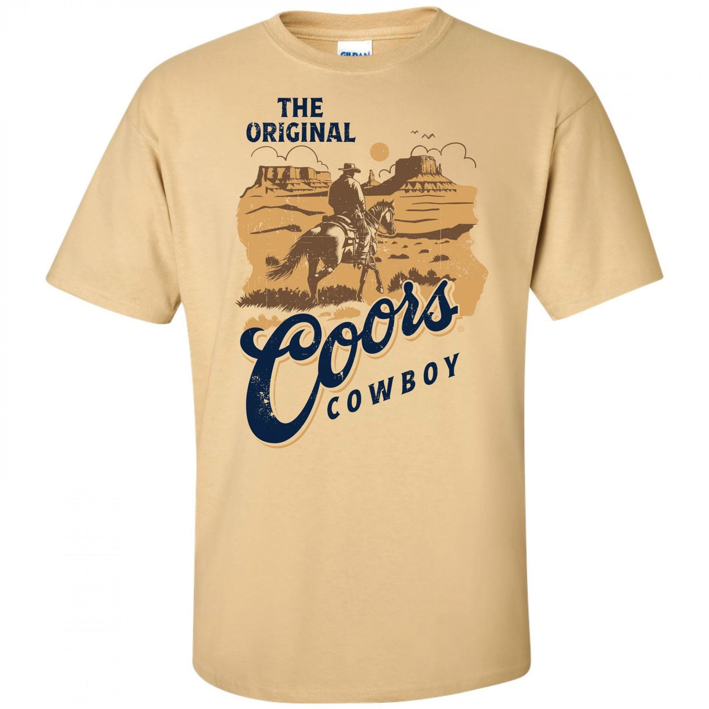 WYB Men's Coors The Original Cowboy Tee Tan