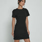 7Diamonds Women's Core T-shirt Dress Black