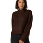 7 Diamonds Women’s Riley Cable Knit Sweater Walnut