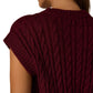 7 Diamonds Women’s Lucy Knit Vest Burgundy
