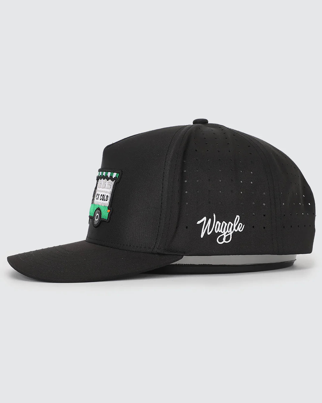 Waggle Bev Cart Hat Black