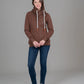 Wanakome Women's Hestia Mahogany Full Zip Hoodie