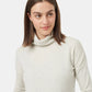 Tentree Women's TreeWaffle Turtleneck Longsleeve Vintage White Heather