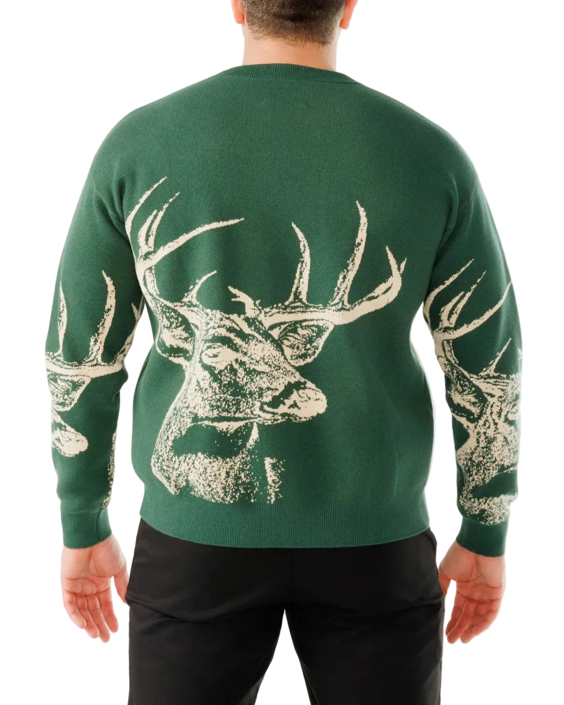 Waggle Unisex Whitetail Wildknit Crewneck Sweater