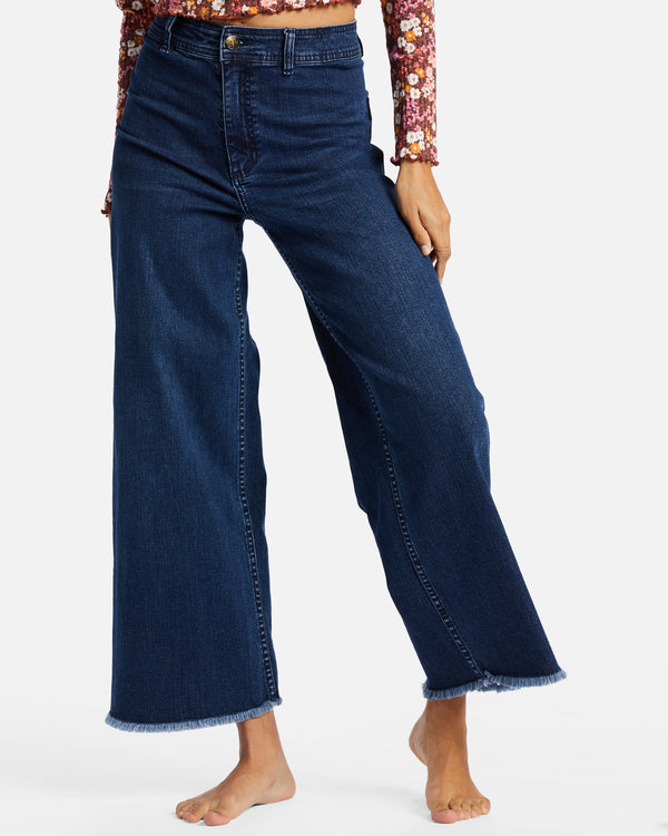 Billabong Women's Free Fall Indigo Pants