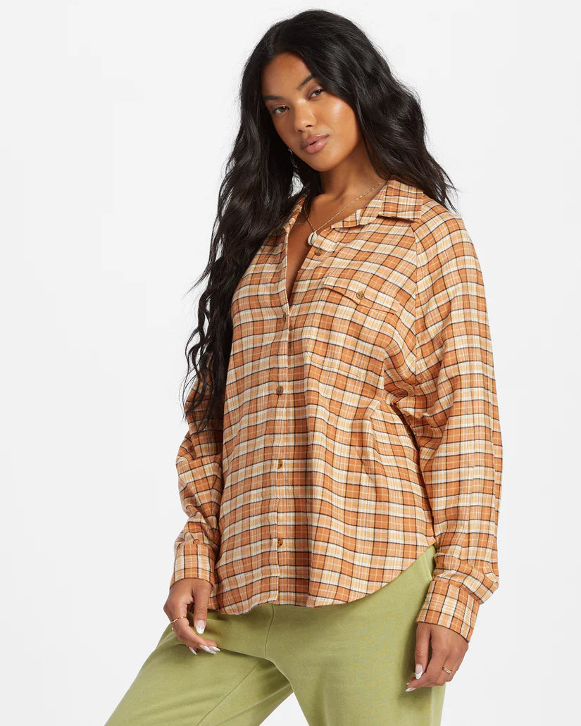 Billabong Women's Best Time Top Toffee