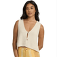 Billabong 181 Billabong Women's Need Now Sweater Tank White Cap
