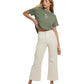 Billabong 184 Billabong Women's Free Fall Cord Pant White Cap