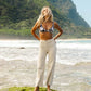 Billabong 184 Billabong Women's Free Fall Cord Pant White Cap