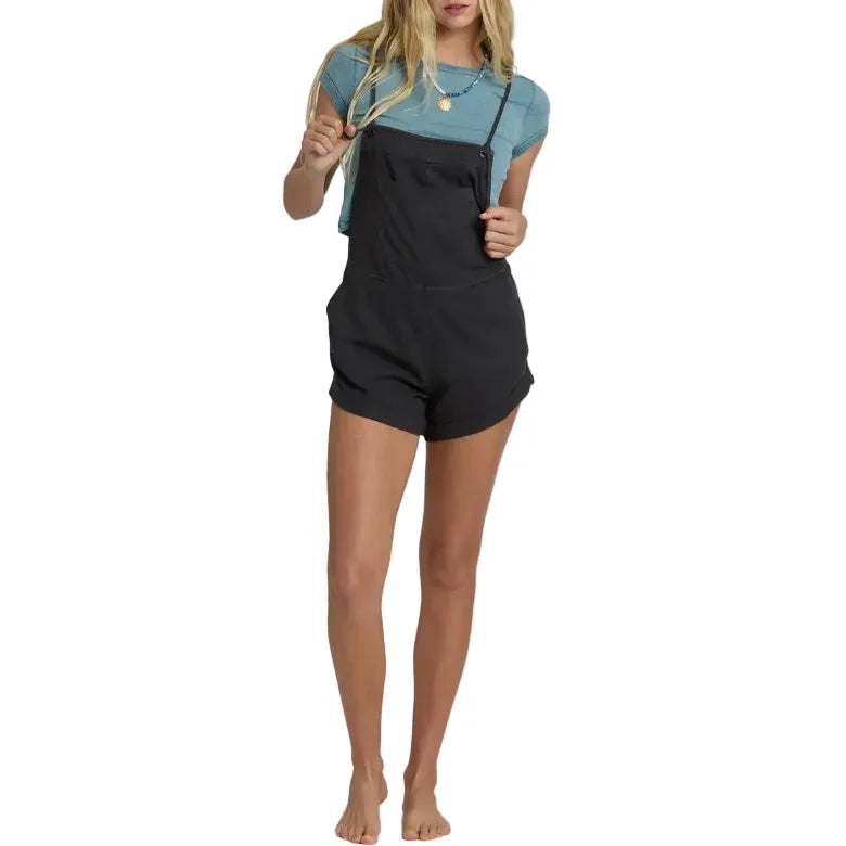 Billabong 185 Billabong Women's Wild Pursuit Overall Solid Off Black