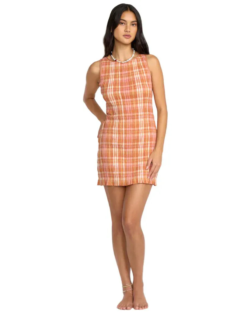 Billabong 186 Billabong Women's Check Me Out Dress Sunburnt