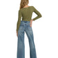 Billabong 188 Billabong Women's Free Fall Flare Denim Pant Atlantic Deep