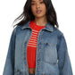 Billabong 189 Billabong Women's Denim Chore Coat Atlantic Deep