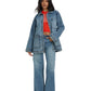 Billabong 189 Billabong Women's Denim Chore Coat Atlantic Deep