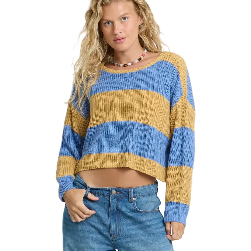 Billabong Women’s Apparel > Sweaters Billabong Women's Lit Light Sweater Curry