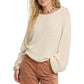 Billabong Women’s Apparel > Sweaters Billabong Women's  Open Air Sweater White Cap