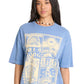 Billabong Women’s Apparel > Tops Billabong Women's Across Skies Ss Tee Blue Horizon