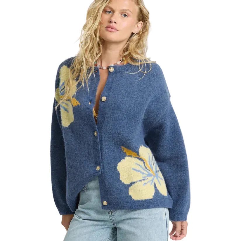 Billabong Women’s Apparel > Tops Billabong Women's Dixie Cardigan True Navy