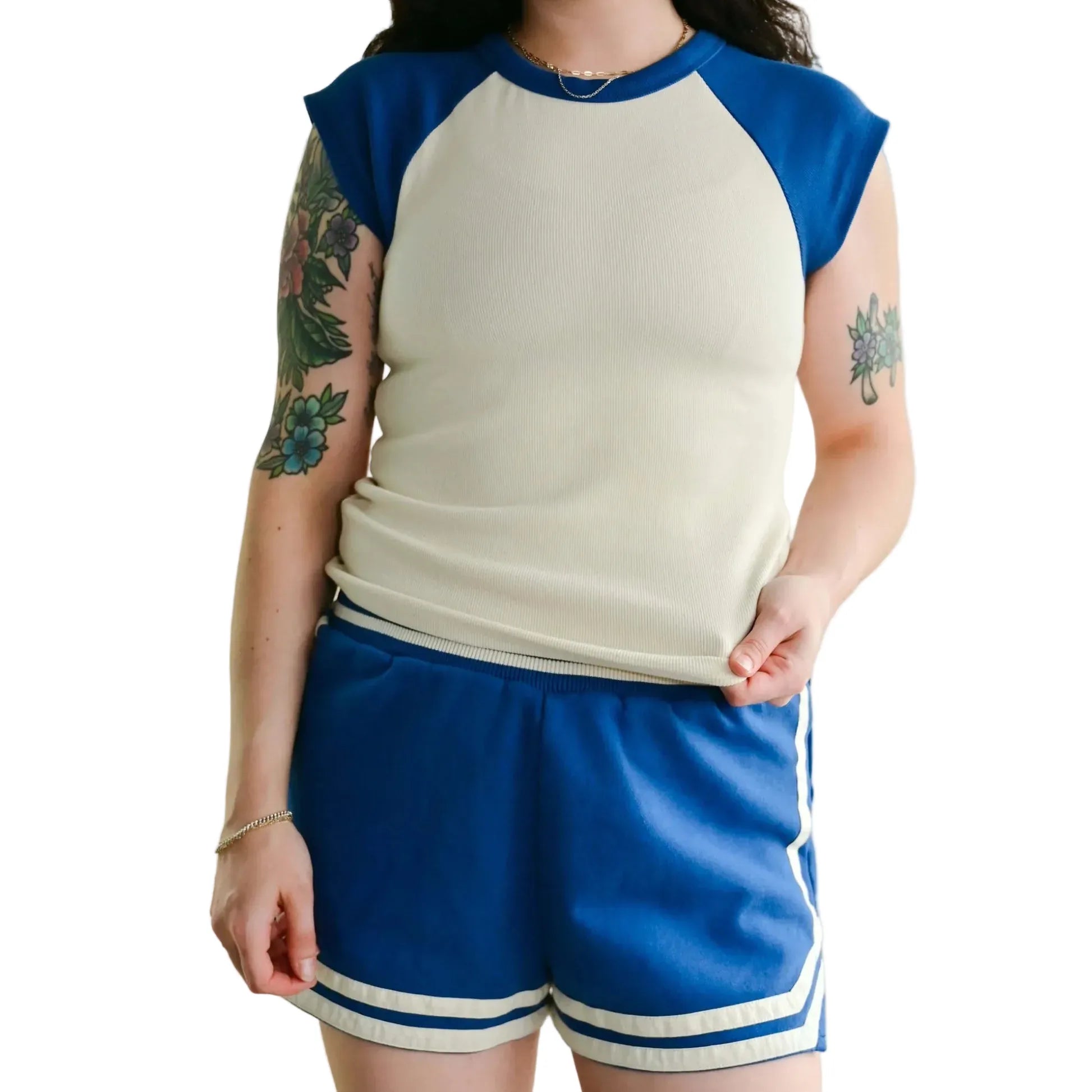 Billabong Women’s Apparel > Tops Billabong Women's Surf Camp Ss Raglan True Navy