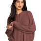 Billabong Women's Sweaters Billabong Women's Hot Beachin Hooded Sweater Espresso Brown