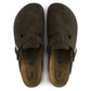 Birkenstock 161 Birkenstock Men's Boston Soft Footbed Mocha