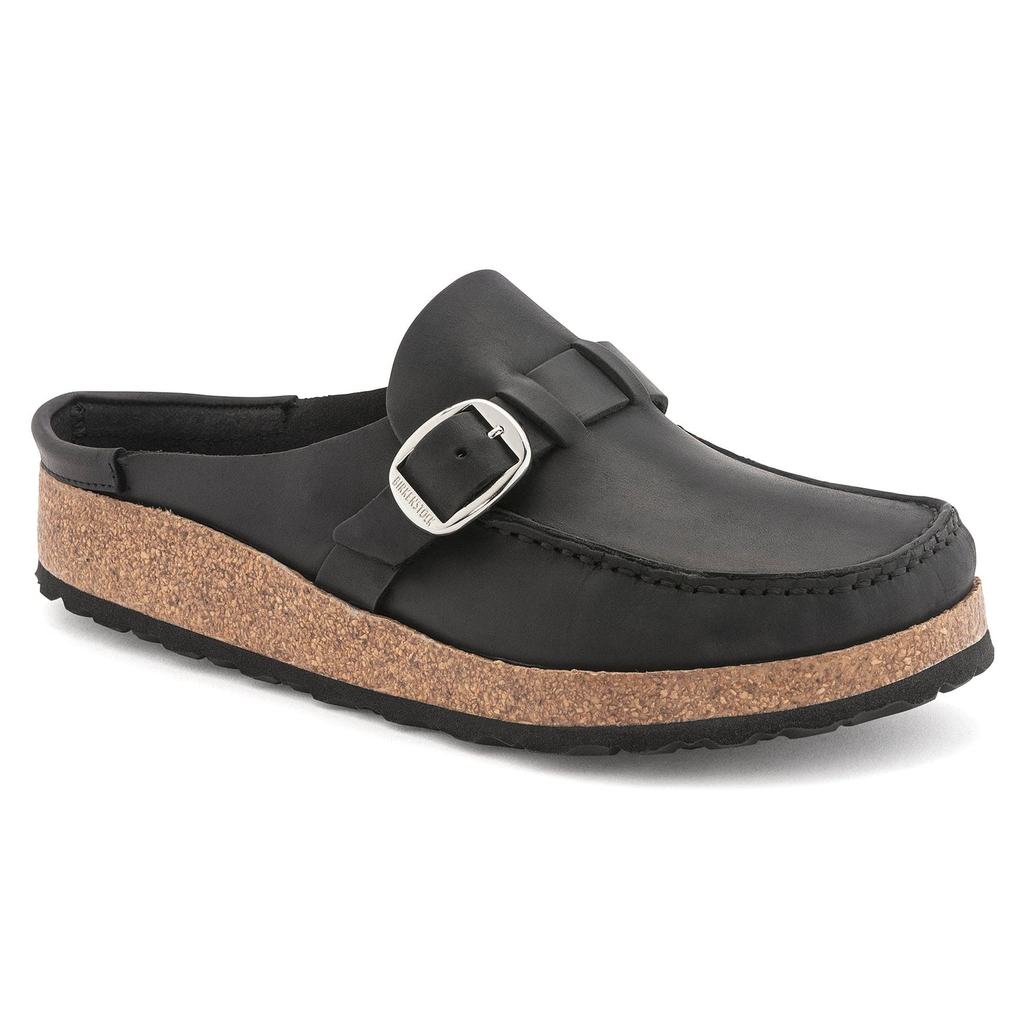 Birkenstock 162 Birkenstock Buckley Oiled Leather Black Regular