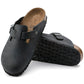 Birkenstock 162 Birkenstock Women's Boston Black Oiled Leather