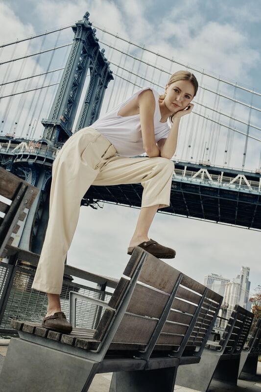 Birkenstock 162 Birkenstock Women's Boston Suede Soft Footbed Mocha