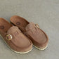 Birkenstock 162 Birkenstock Women's Buckley LEOI Cognac Narrow
