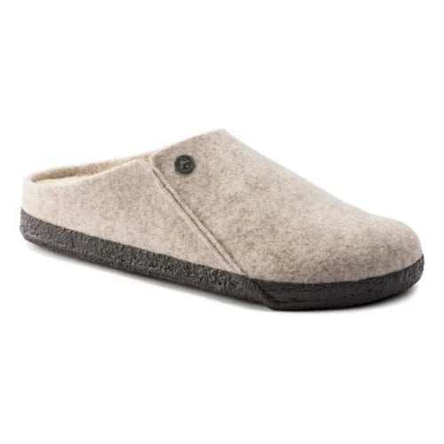 Birkenstock 162 Birkenstock Women's Zermatt Shearling Wool Felt Eggnog Narrow Fit
