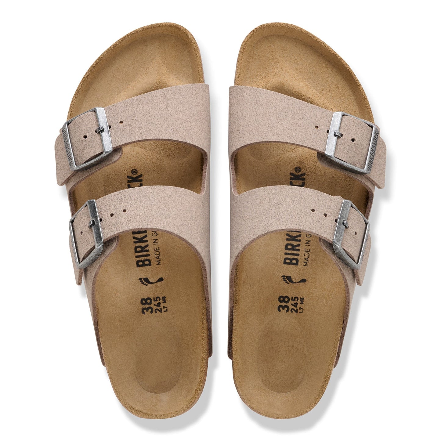 Birkenstock 164 Birkenstock Men's Arizona BFBC Gray Taupe