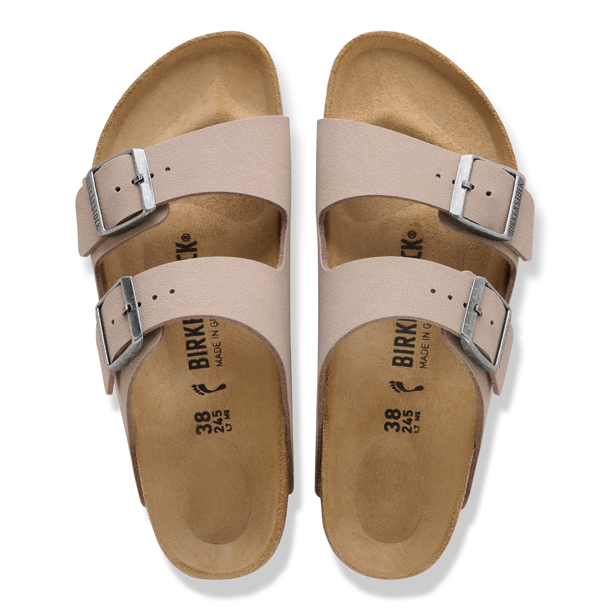 Birkenstock 164 Birkenstock Men's Arizona BFBC Gray Taupe