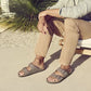Birkenstock 164 Birkenstock Men's Arizona  Sandal Mocha Regular Fit