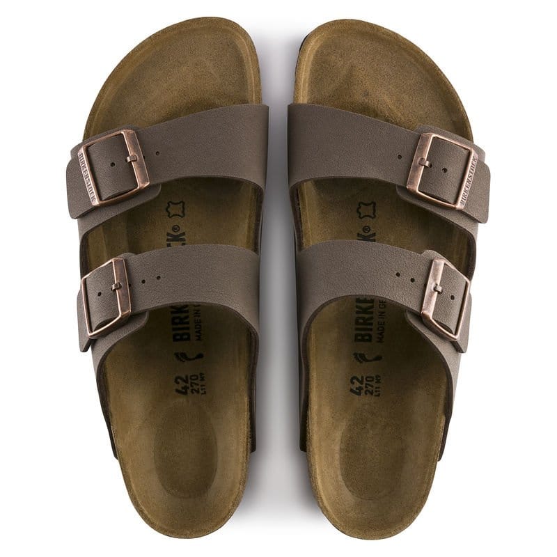 Birkenstock 164 Birkenstock Men's Arizona  Sandal Mocha Regular Fit